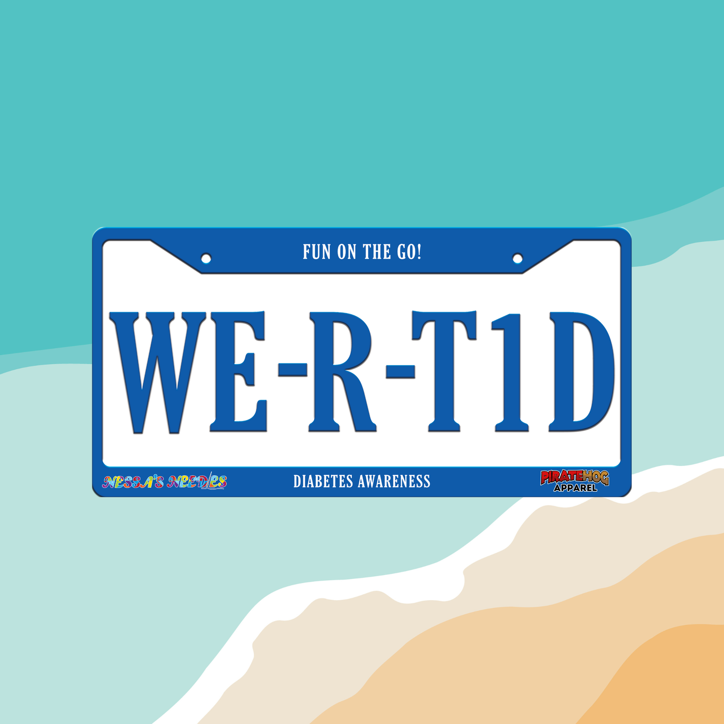 WERT1D License Plate - Sweatshirt