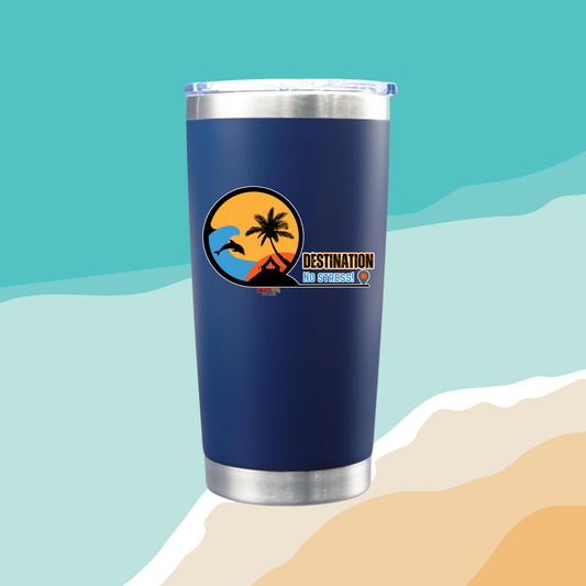 Destination No Stress - Travel Tumbler