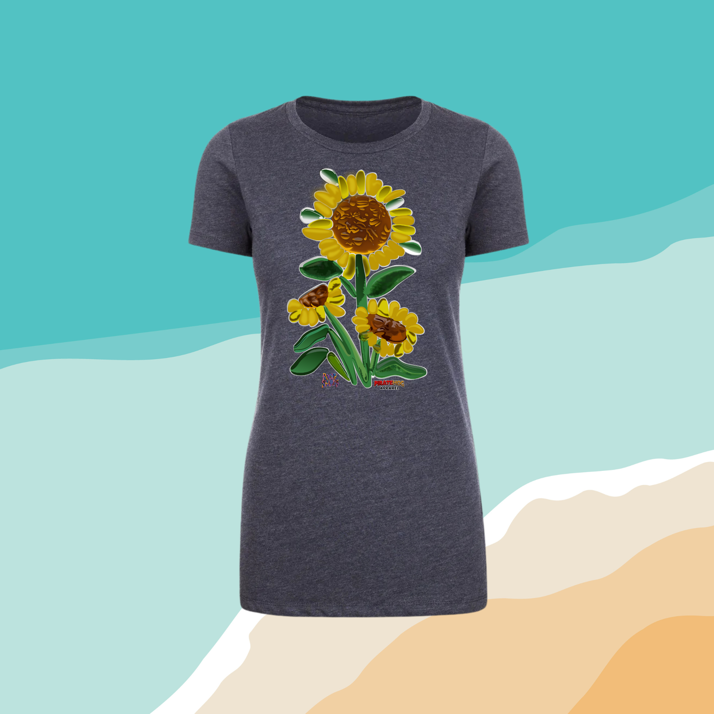Sunflower Stained Glass - Women's