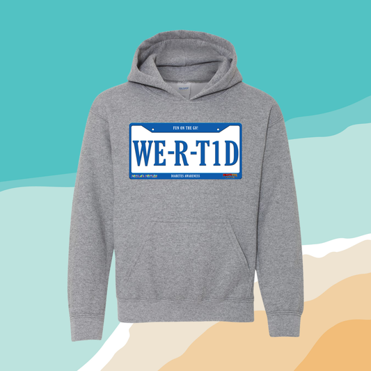 WERT1D License Plate - Hoodie