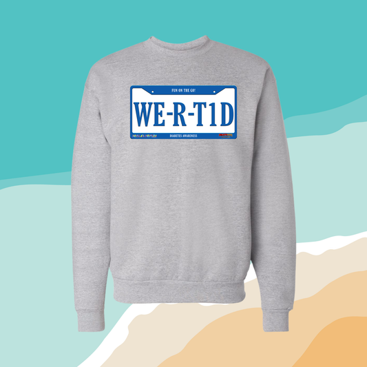 WERT1D License Plate - Sweatshirt