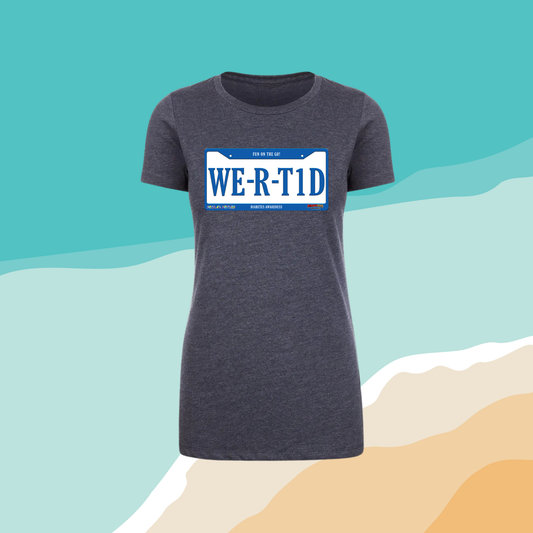 WERT1D License Plate - Women's